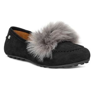 ✨NEW✨ UGG Kaley Wisp Loafer, Black Suede, Size 5